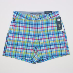 U.S. Polo Assn. Kraťasy kárované (Modro, červeno, žlté)